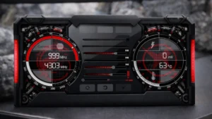 GPU overclocking interface showing safe clock speed and temperature monitoring for beginners