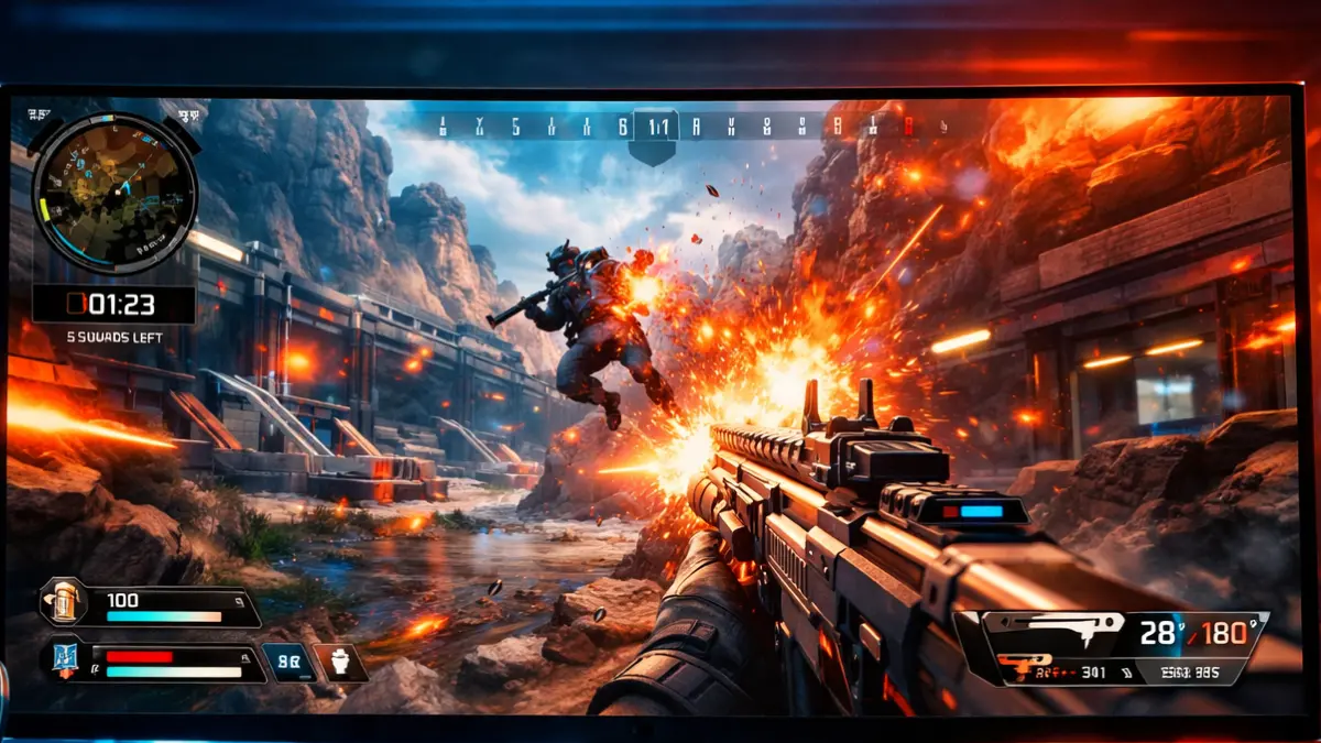 Apex Legends running with DLSS and FSR enabled for higher FPS and clearer competitive gameplay