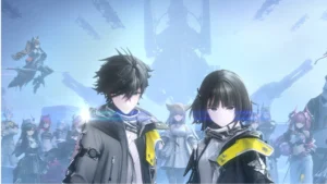 Arknights Endfield key visual showing main squad on Talos-II