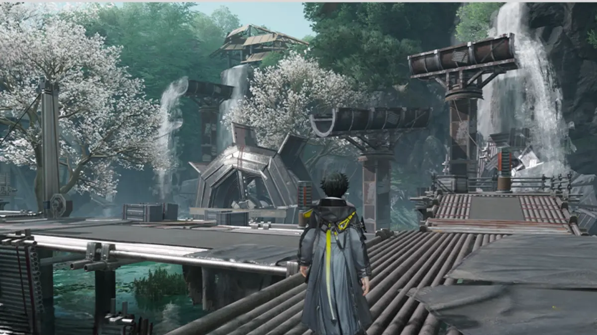 Open world exploration gameplay in Arknights Endfield on PC