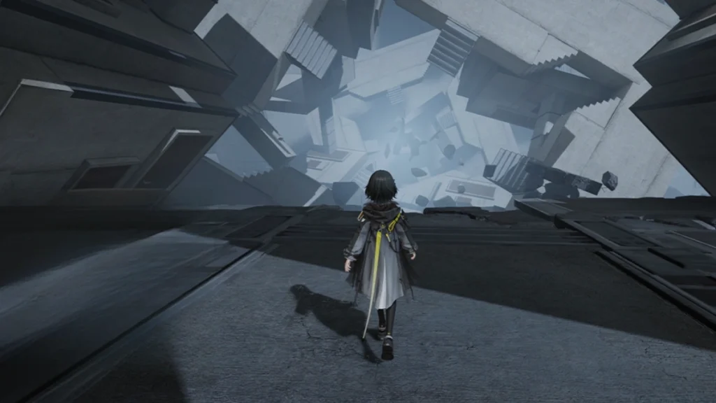 Arknights Endfield character exploring Talos-II open world environment