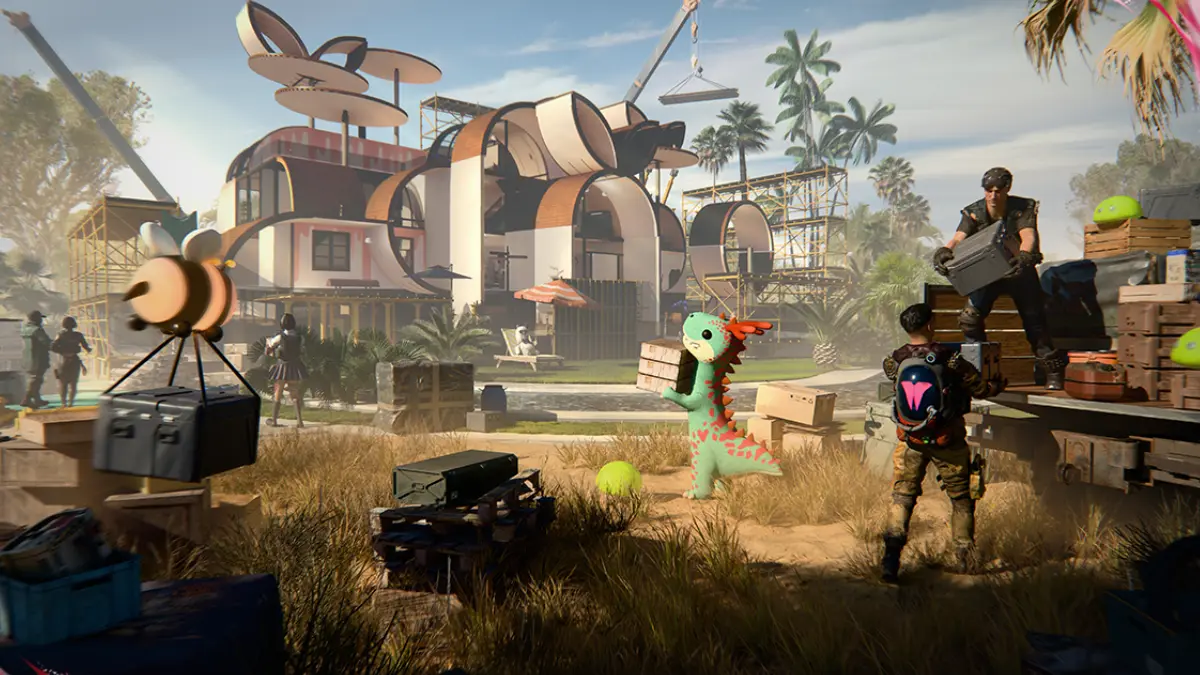 Once Human base building system with large player house